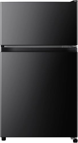 冷蔵庫 幅 47.5cm 87L 小型 一人暮らし スリム 静音 右開き 2 ドア コンパクト ブラック