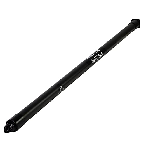 CanDo Slim WaTE Bar 7lb Black, Total Body Workout Weighted Exercise Bar for Strength Training, Toning, and Physical Therapy