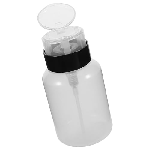 FOYTOKI Nagellackentfernerpumpe Push-down-pumpspender Mitesser-wasserverschlussflasche Für Nägel Fassungsvermögen Kunststoffflasche Leere Flasche Für Salon Und Heimgebrauch