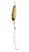 Viper Spoon SP2 Beaded Model Spoon, Gold