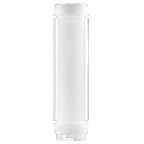 Forgast Dispensador de Salsa FIFO | Capacidad 470 ml | Botella Exprimidora de Plástico | Botella dosificadora | Profesional para Salsa, vinagre, Aceite de Oliva, Ketchup, mayonesa, Mostaza, BBQ