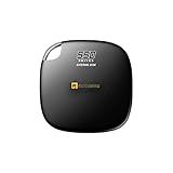 Disco duro externo portátil, SSD de 1 Terabyte, USB 3.1-Type c, disco externo ultrafino, rápido en transferencias, resistente a los golpes y ultraligero, peso de solo 40 gramos, garantía Italia