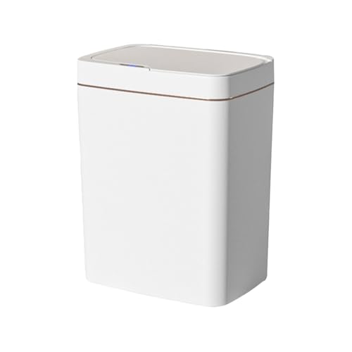 Cubo de basura automático con apertura inteligente a un toque y sensor eléctrico