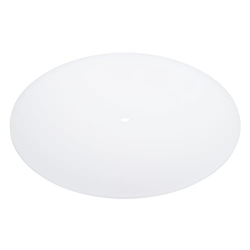 PATIKIL Lampshade Diffuser, 17.5" Diameter with 3/8" Center Hole Round Diffuser for Drum Lampshades Pendants Light Fits 18-20" Openings, Frosted White by PATIKIL - Used condition - US$34.97