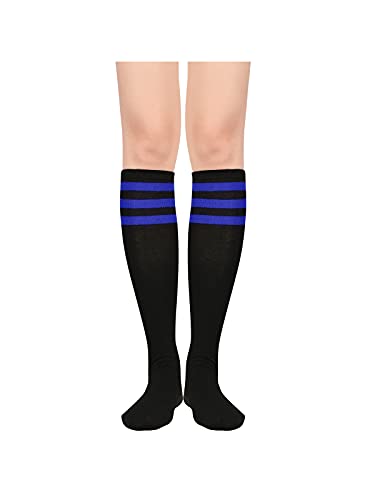Image of Century Star Knee High Socks for Women Long Tube Socks with Stripes | Soft, Skin Friendly And Stretchy, Vibrant Colors Perfect For Daily Wear, Sports, Halloween And Christmas