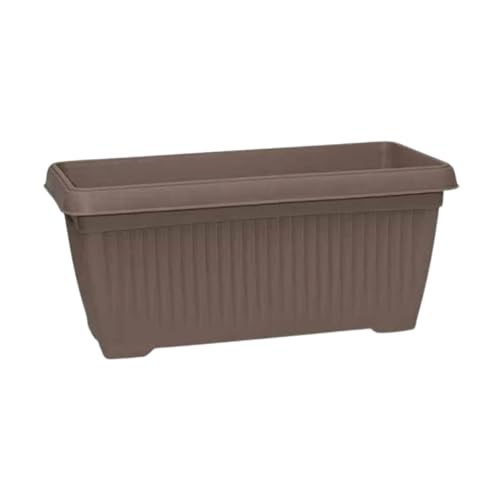 Hug A Plant | Bello Rectangle 30CM Planting Pots for Home Plants | Planters for Home Gardening | Pots for Lawns and Gardens | Flower Pots for Home Balcony Home & Garden (Mocca, Pack of 1)
