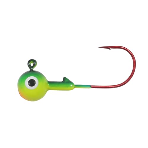 Northland Tackle Gum-Ball JIG / 0.75" / 1/64 OZ - #8 HK / 8 Pack/FIRETIGER