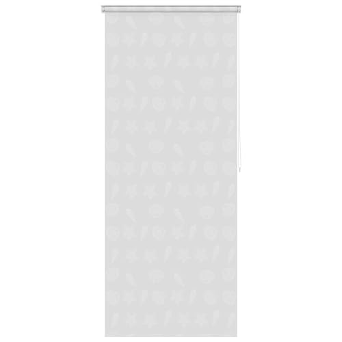 Gecheer EVA Shower Roller Blind with Sea Star Design - Waterproof, Quick Dry, Customizable Pull Cord, Easy Installation, 39.4 x 94.5in Model142860