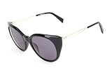 Custodia protettiva inclusa Just Cavalli JC842S Gafas de Sol, Negro (Shiny Black/Smoke), 53.0 para Mujer
