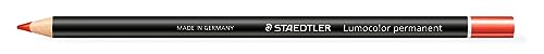 Staedtler Confezione 12 Matite Glasochrom Permanent Matita Vetrografica Per Marcare Rosso - 2