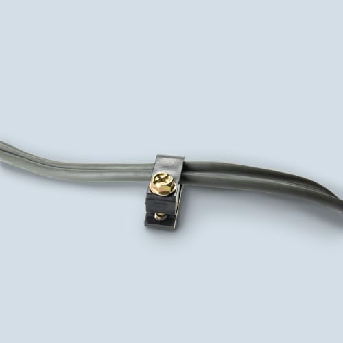 Skywalker Dual Cable Flexible Screw Clips (Pack of 100 / Black)