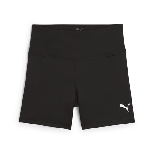 PUMA Womens Train All Day Essentials 5 Inch High Waisted Shorts Casual Bottoms Casual Moisture Wicking - Black - Size XL