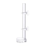 Scicalife Shrimp Feeding Tube, Acrylic Feeding Dish Bowls for Fish Tank Aquarium Shrimp Fish with 2