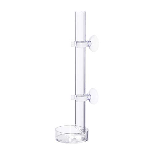 Scicalife Shrimp Feeding Tube, Acrylic Feeding Dish Bowls For Fish Tank Aquarium Shrimp Fish With 2 Suction Cups(8.66") #TOP2