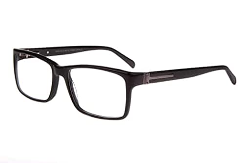 XPL New Wide Guyz Black & Pewter BIG AL Eyeglasses 58/18/150 for The Stylish Large Man
