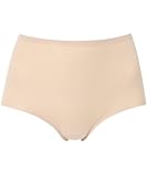[ウイング/ワコール] ショーツ やさしい肌あたり ズレ上がりにくい しめつけにくい 【綿の贅沢 フラットショーツ】 はきこみ丈ふかめ 3Lまで対応 大きいサイズ EC3100 BE M