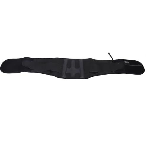 Cinturón lumbar calefactor eléctrico con masaje de vibración ajustable para molestias musculares