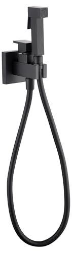 Miniatura 8 de Imex - Grifo Bidet Para Wc Empotrado Negro Ducha Para Water Con Agua Fria Y Caliente Ducha Higiénica Para Inodoro Con Rociador Bidet Griferia Sustituto De Bidet Serie Irlanda