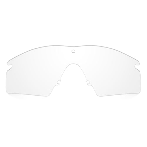 Revant Replacement Lenses for Oakley M Frame Strike Sunglasses - Non-Polarized Crystal Clear
