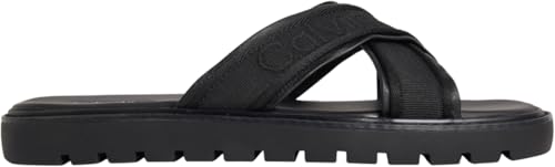 Sandalias planas Calvin Klein Sq Molded Xcross Wb, diseño exclusivo y confort premium