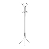 Hauteur idéale pour tous les vêtements : Mesurant 178 cm de hauteur et avec une base de 62 x 62 cm, ce porte-manteau est idéal pour les manteaux longs et vestes volumineuses, sans les froisser ni les encombrer. Un véritable gain de place qui optimise l’organisation et la propreté de vos espaces.