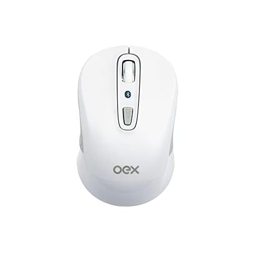 Mouse Bluetooth Oex Ms406 Motion 1600 Dpi Branco