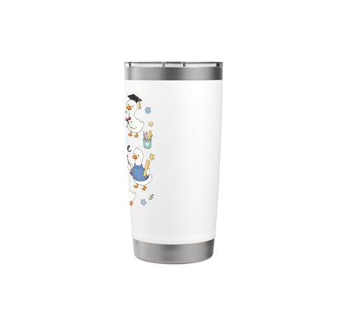 Just A Fifth Grade Goose Back School Teacher Student Stainless Steel Insulated Tumbler