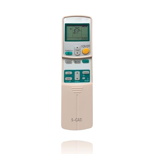 Image of S-CAT Compatible with Daikin AC Remote Control Model 92C (No Backlight) ARC433A88 ARC433A83 ARC433A15 Suitable for 1 1.5 2 Ton Split & Window AC (Match Old Remote Exactly, for Any Issues Contact us)