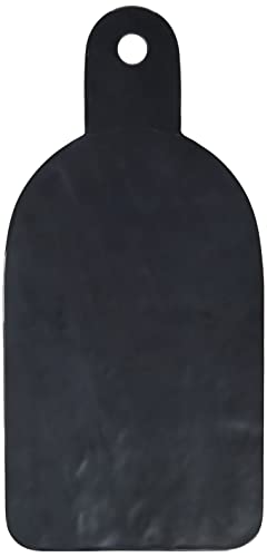 Kitchen Craft We Love Verano Redondo melamina, alimentos fuente de servir, melamina, Black Slate Effect, 34.5 x 16.5 x 1.5 cm