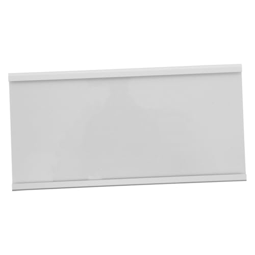 Tofficu アルミ合製工位牌 名札用デスク設置スタンド 両面接着 吊り下げ対応 オフィス 教室向け属製ネームプレート 耐久性と多機能性を備