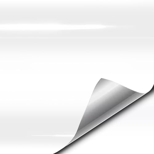 Image of VViViD White Gloss Vinyl Wrap Roll with Air Release Technology (8ft x 5ft)