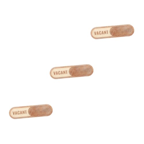 Signe de statut coulissant acrylique pour bureau et cabinet médical x3