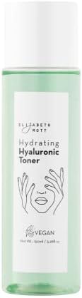 Elizabeth Mott Hyaluronic Acid Face Toner | Korean Skincare Hydrating Serum for Dry, Dull Skin | Cruelty-Free and Vegan, 5.28 oz