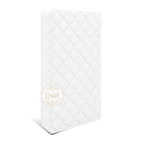 Moonlightfamily 5x52x27.5 Crib & Toddler Mattress, Medium Firm with High Density Foam, Edge...