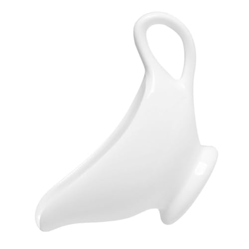 FELTECHELECTR Ceramic Sauce Boat Gravy Serving Boat Gravy Boat White Syrup Pitcher Liquid Creamer Gravy Sauce Boat Condiment Bowl Flavored Creamer Sauce Pitcher Gravy Bowl Gravy Pitcher Ceramics