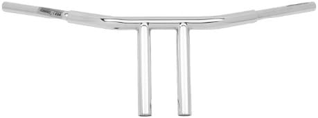 1 1/4in. Chubby Psycho Handlebar - 12in. Chopper T-Bar - Chrome, Manufacturer: Wild 1, WO CHUB CHOPPER 12"T-BAR BLK