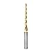 Amana Tool 46284 CNC 2D and 3D Carving 1 Deg Tapered Angle Ball Nose x 1/8 D x 1/16 R x 1-1/2 CH x 1/4 SHK x 3 Inch Long x 3 Flute SC ZrN Coated Router Bit