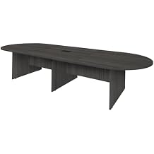 Regency Legacy Modular Conference Table with Tabletop Power & Data Port, 144", Ash Grey