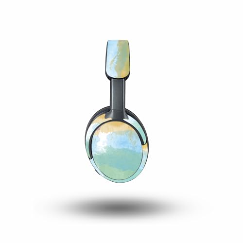 Image of MightySkins Skin Compatible with Bose QuietComfort Ultra - Watercolor White | Protective, Durable, and Unique Vinyl Decal wrap Cover | Easy to Apply, Remove, and Change Style