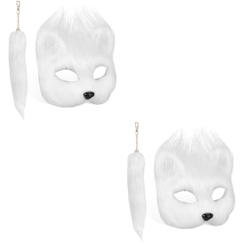 Masques de Mascarade d'Halloween Style Renard | Idée Cadeau Duo Cosplay