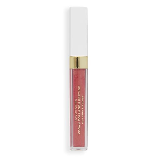 Image of Revolution Pro Vegan Collagen Peptide High Shine Lip Gloss, Nourish, Plump & Hydrate Lips With Hyaluronic Acid & Vitamin E, 4 ML (Pack of 1)