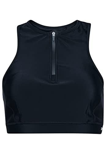 Superdry Womens Sport Top Bikini, Black, Medium