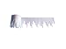Produktbild pemmiproducts Eiszapfen aus Schneevlies 500 x 9,5 cm, ca. 3mm dick, 5er Pack, Gesamtlänge: 25m (EUR 1,19/m),schwer entflammbar DIN 4102 B1, Dekoschnee