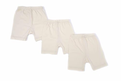 Image of Red Rose Kids Girls Cotton Solid Shorty Pack of 3