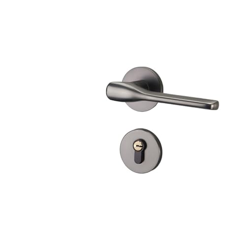 Cerradura de puerta gris para interiores de madera de hogar m 2