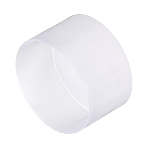 Image of uxcell 4pcs Rubber End Caps 63mm(2 1 /2 Inch) ID x 80mm(3 1 /8 Inch) H Vinyl Round End Cap Cover Screw Thread Protectors Clear