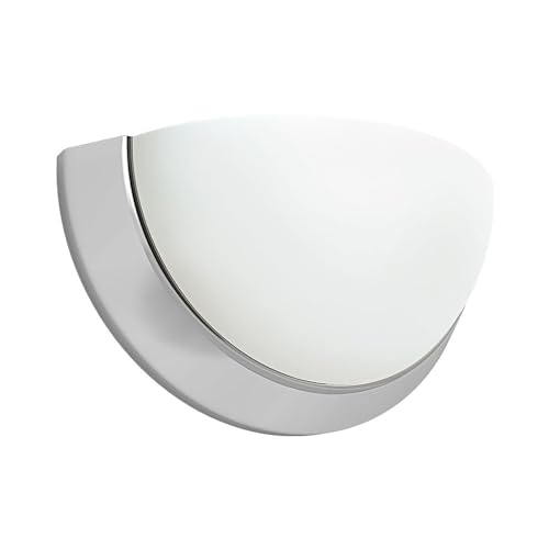 Euri Lighting Indoor Half Moon Sconce, LED Wall Light, 9W, 810lm, 2700K Warm White, 90+ CRI, Dimmable, Energy Star, CEC Compliant, JA8, Damp Rated, Lamp Included, Brushed Nickel, 10 Year Warranty by Euri Lighting - Used condition - US$19.12