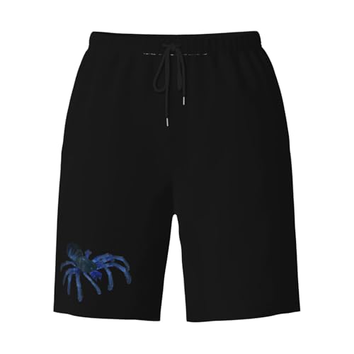 Blue Tarantula Men's Quick-Dry Board Shorts 7" - Swim Trunks Summer Hawaii Beach3
