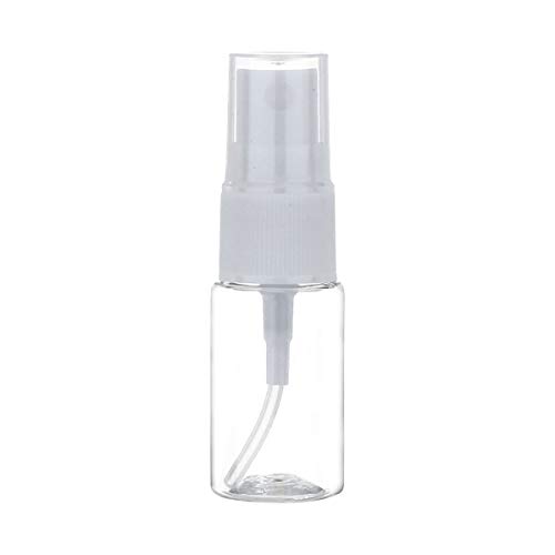12 Pack 0.35Oz/10Ml Empty Small Spray Bottle, Clear Plastic Fine Mist Mini Spray Bottle For Travel, Cleaning, Essential Oils, Perfume + Microfiber Cleaning Cloth #TOP6
