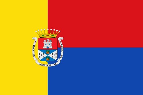 magFlags Bandera Large Castilleja de la Cuesta, Sevilla, España | bandera horizontal | 1.35m² | 90x150cm